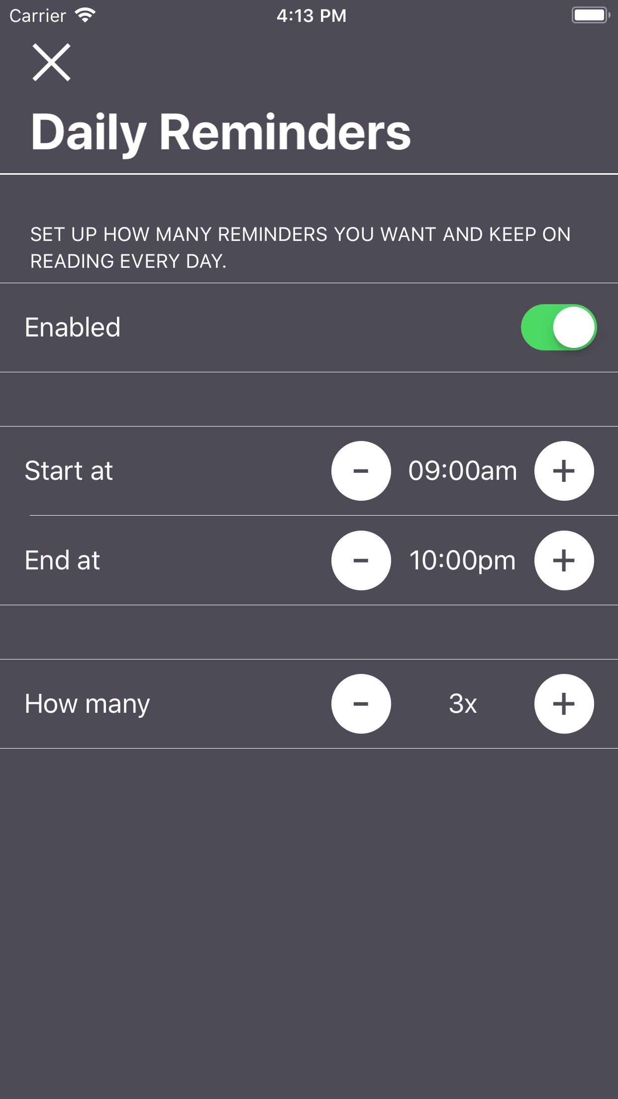 Screenshot do app Cheerleader - Stay Productive