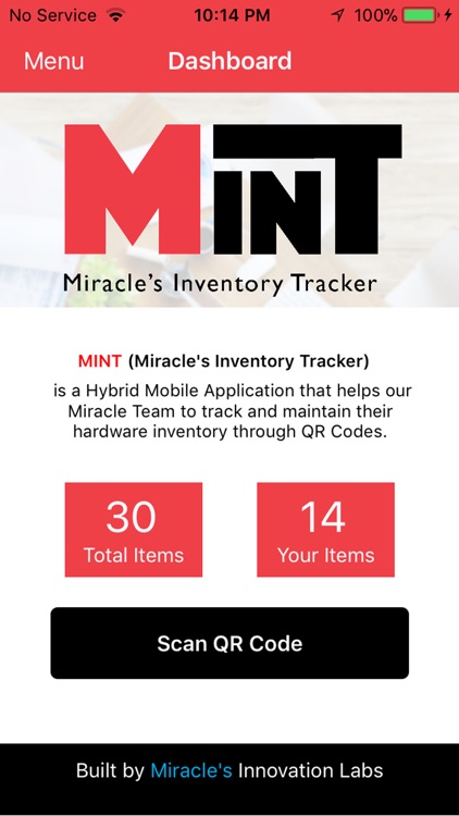 Miracle's Inventory Tracker