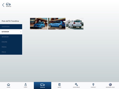 McCarroll’s Volkswagen iPad screenshot 4