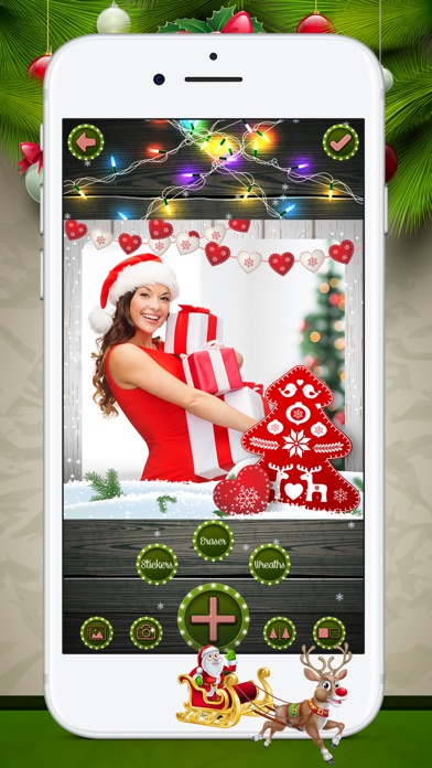 Christmas Photo Frames Studio screenshot 3