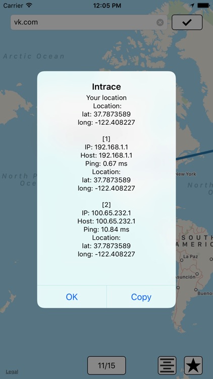 Intrace: Visual Traceroute