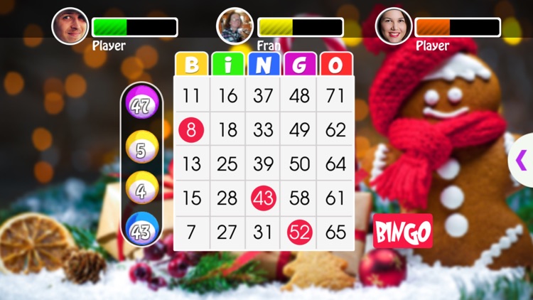 Christmas Bingo game