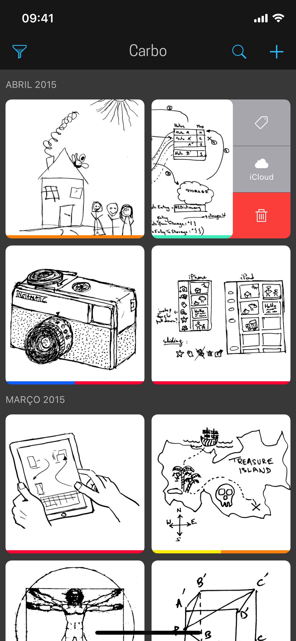 Screenshot do app Carbo¹
