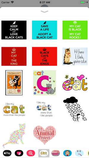 Cat Quote Stickers