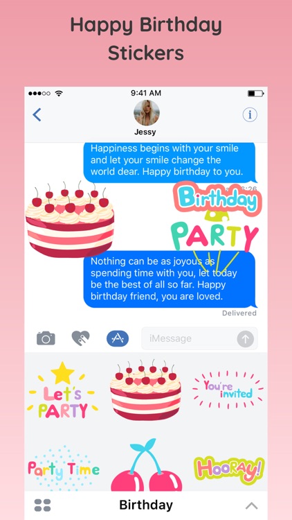 Happy Birthday Party Emoji App