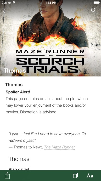 FANDOM for: Maze Runner screenshot-3