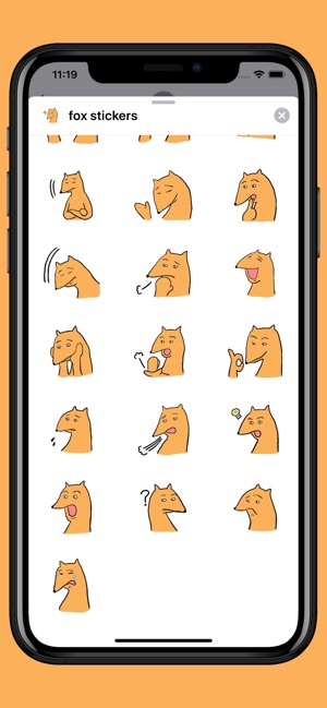 Cute fox stickers - animal(圖3)-速報App