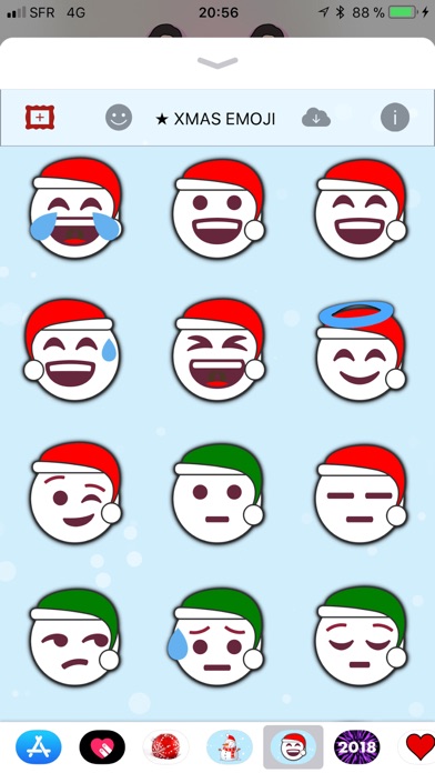クリスマス絵文字 • Stickersのスクリーンショット2 クリスマス絵文字 • Stickersのスクリーンショット2