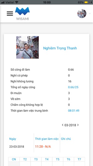 WISAMI - Chấm công online(圖9)-速報App