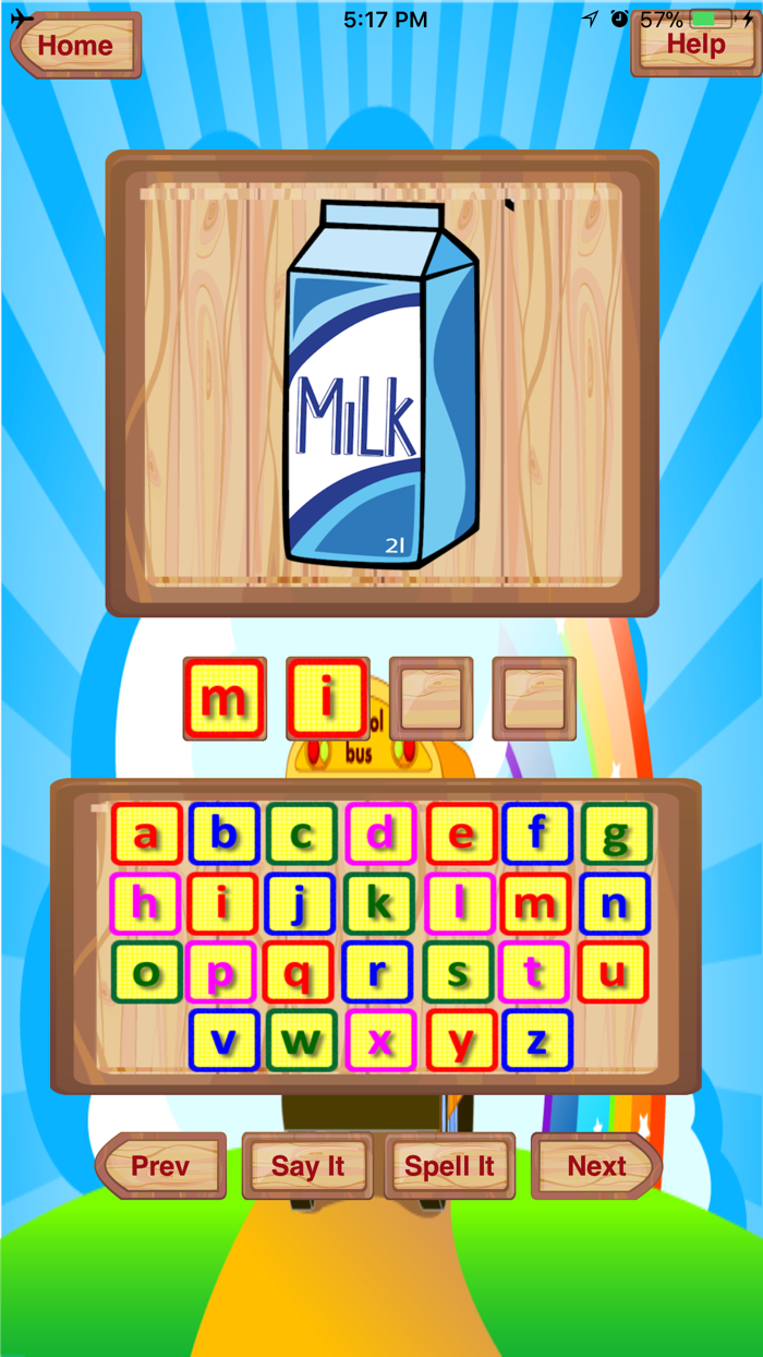 A1 Sight Word Spelling App