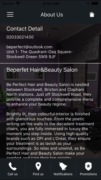 Beperfect Hair&Beauty Salon screenshot 2