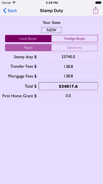 MortgageCalc+LMI&StampDutyLITE