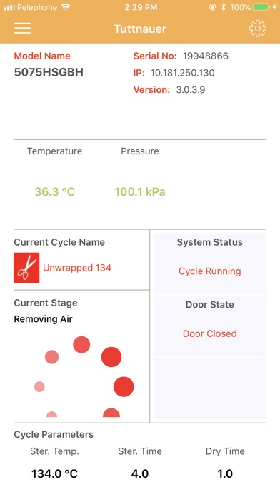 Tuttnauer Wi-Fi Connect screenshot 2