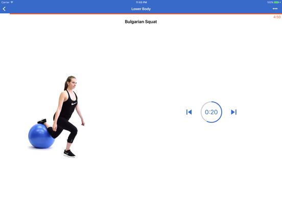 Screenshot #6 pour Swiss Ball Stability Workouts