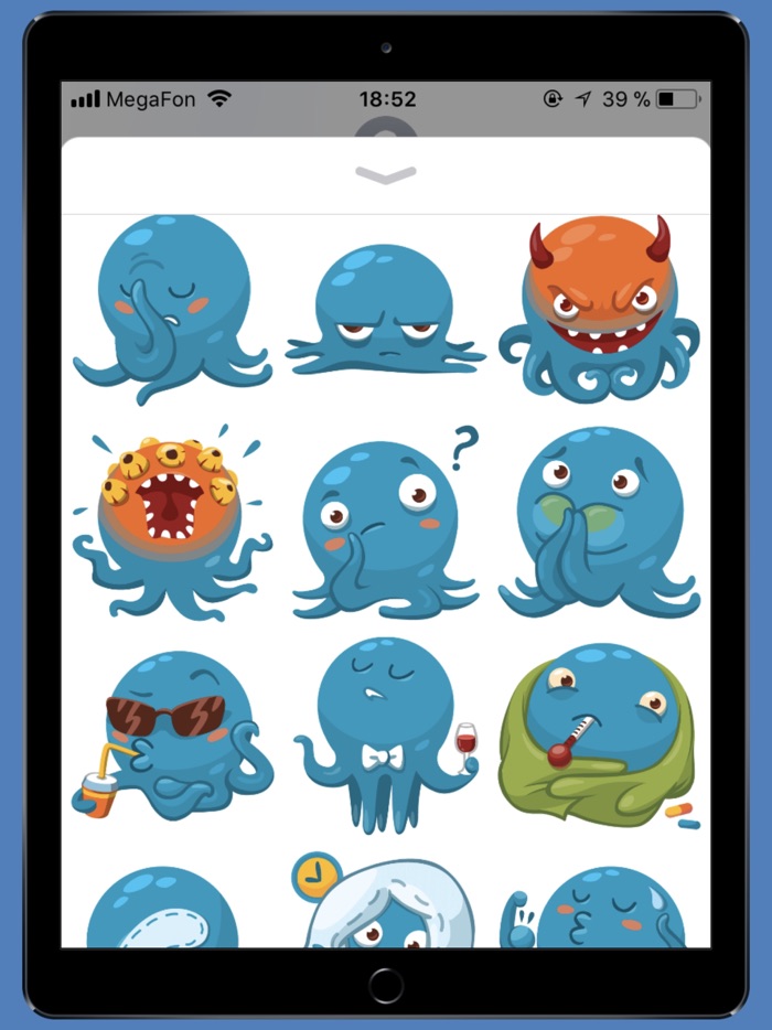 Octopus STiK Sticker Pack