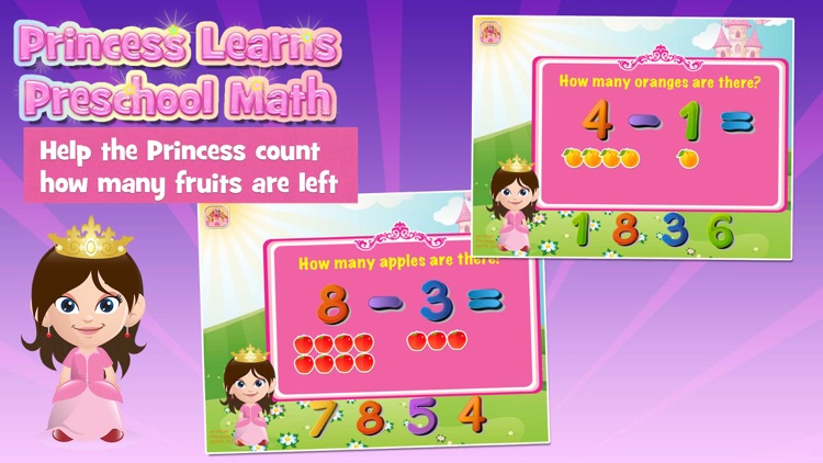Princess Learns Preschool Math Activity for Kids