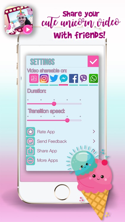 Unicorn Video Maker with Music screenshot-5
