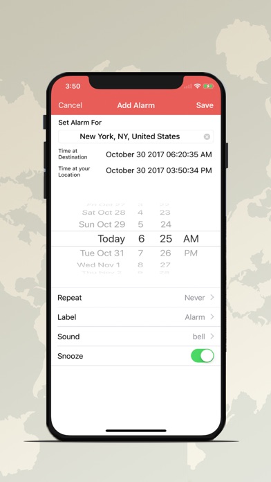 Set Alarm for All Countries screenshot 3