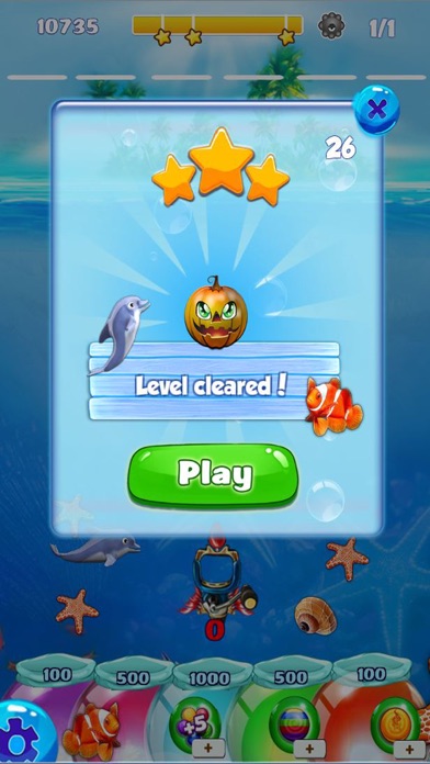 Dolphin Bubble Shooter 2 screenshot 2