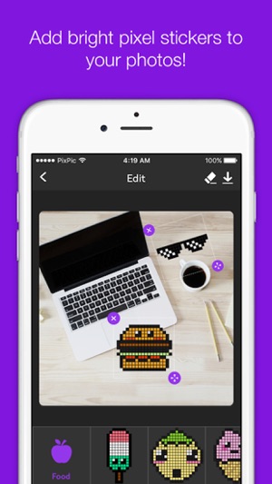 Pixelate - Add cute funny pixel stickers to photos(圖1)-速報App