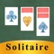 Simple Solitaire game also known as Klondike or Patience card game with BIG EASY to READ CARDS