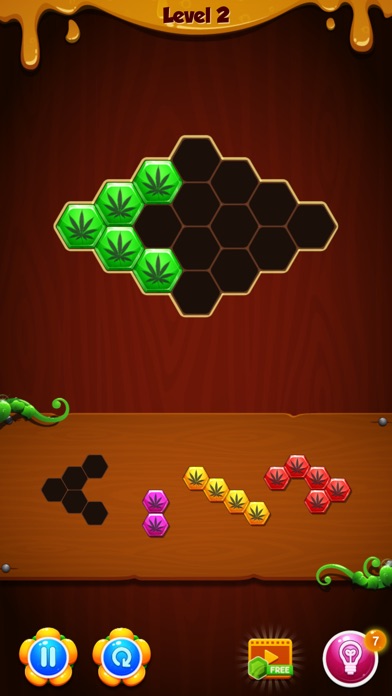 Hexa Weed - hemp block puzzle screenshot 4