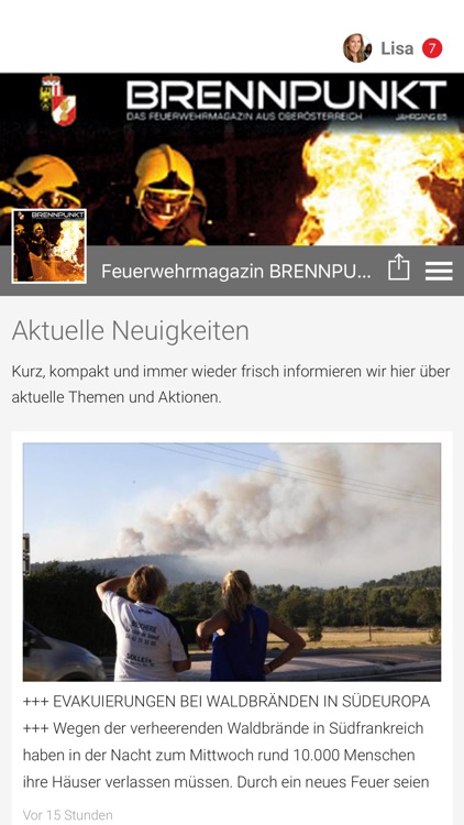 Feuerwehrmagazin BRENNPUNKT