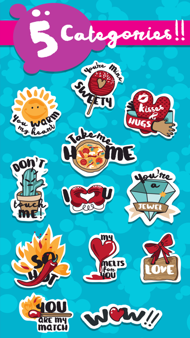 Sticker Talk: Funny Pun Stamps screenshot 2