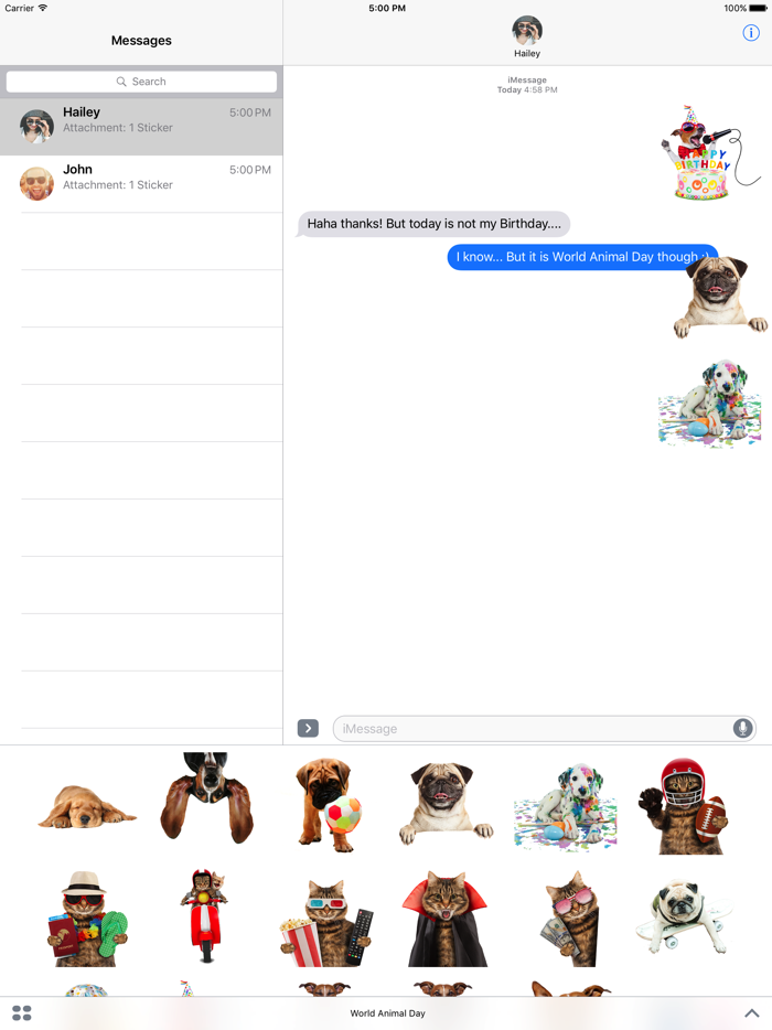 World Animal Day - Stickers