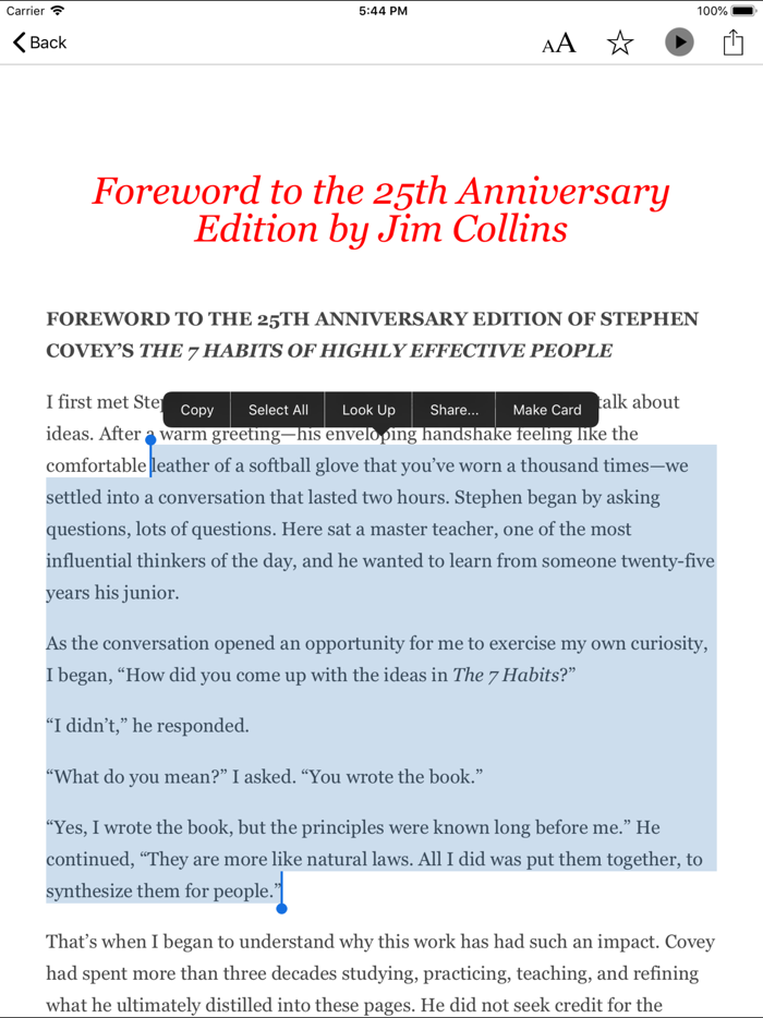 25th Anniversary - 7 Habits