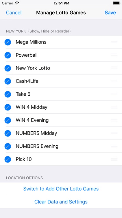 Lotto Results + Lottery in US screenshot-5