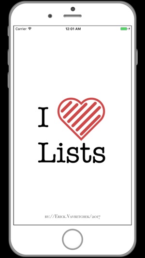 I Love Lists