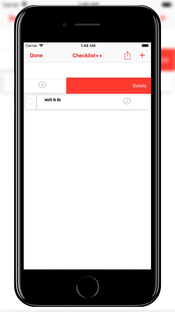 CheckLIst To Do Index