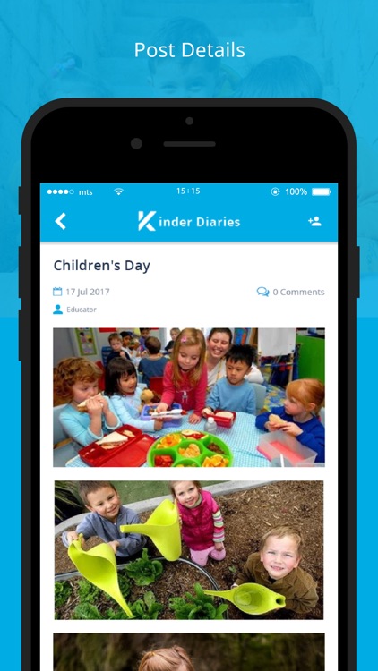 Kinder Diaries For Parents