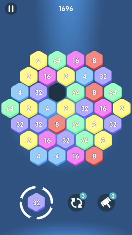 2048 Hexagon Block Puzzle