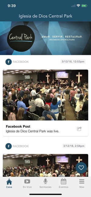 Iglesia de Dios Central Park(圖2)-速報App