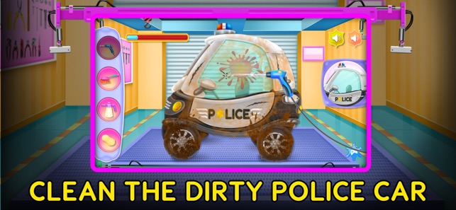 Cartoon Police Car Wash(圖2)-速報App