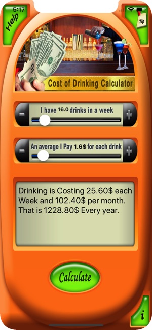 Drink Cost Calc