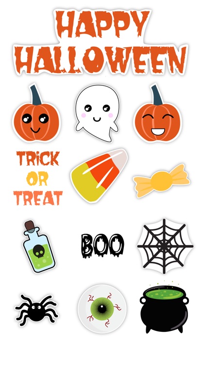 Enjoy Halloween Stickers