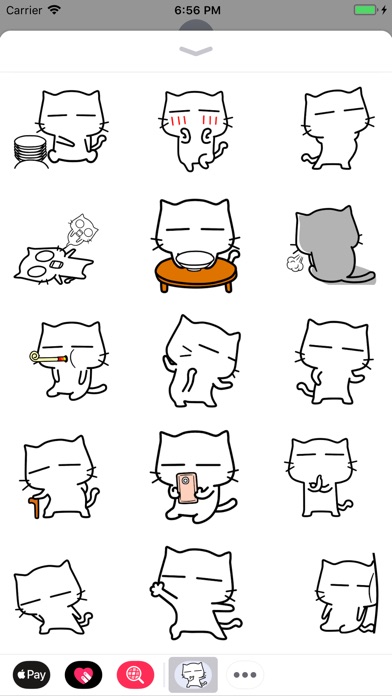 Little Animated Cat Stickers 2 screenshot 3