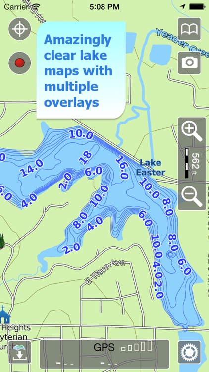 Aqua Map Iowa Lakes GPS