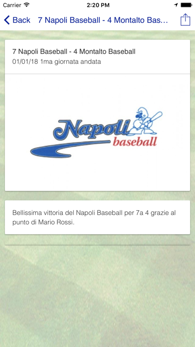Napoli Baseball screenshot 2
