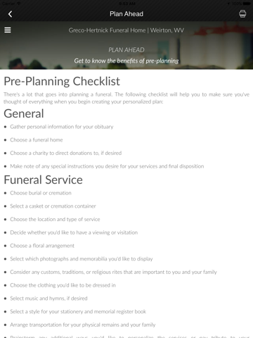 Greco Funeral Homes screenshot 3