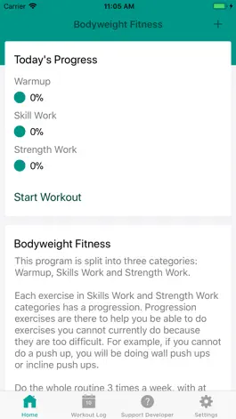 Game screenshot Bodyweight Fitness apk