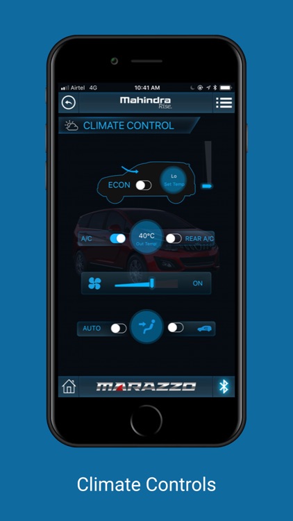 MAHINDRA BLUESENSE APP MARAZZO