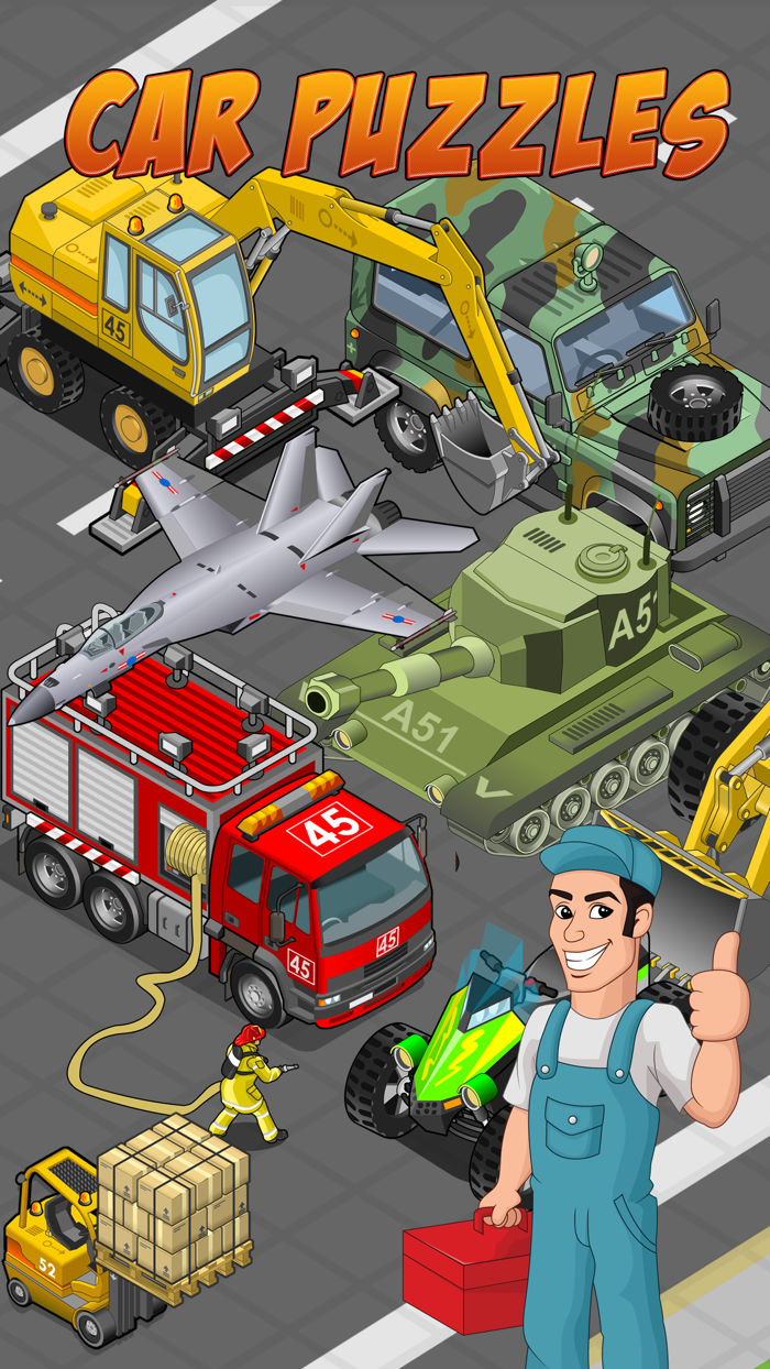 Car Puzzles Drag  Drop