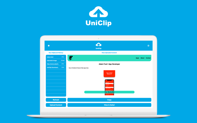 UniClip: Universal Clipboard