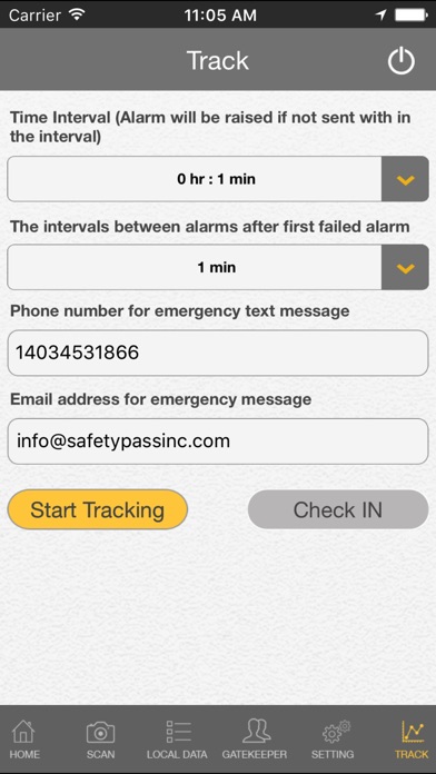 SafetyPass Tracker screenshot 3