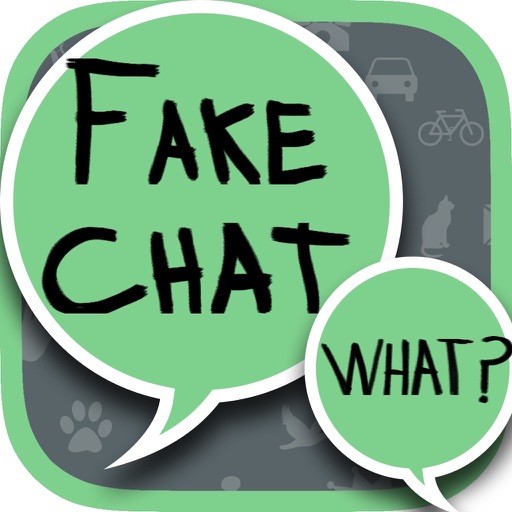 Fake chats send joke messages Icon