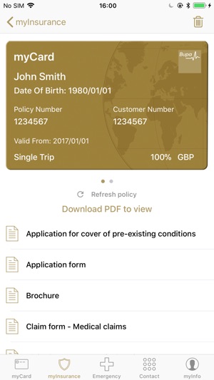 Bupa Global Travel myCard(圖2)-速報App